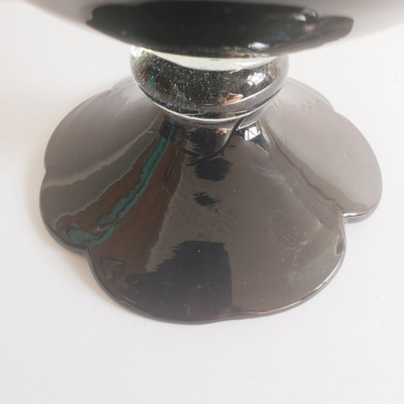 Midcentury Purple  Murano Style Glass Amphora Vase Pitch - Picture 5 of 15